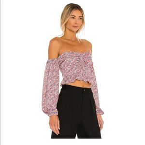 Lovers and friends off the shoulder Arianna top